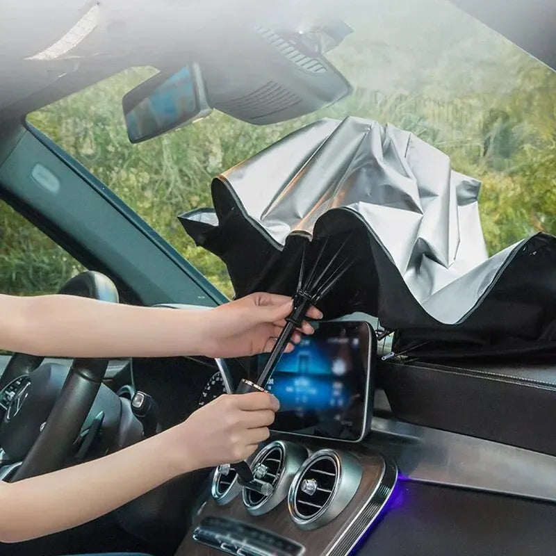 Car Sunshade Umbrella Windshield Folding