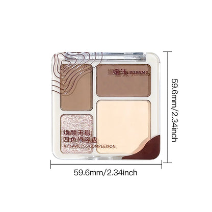 Three-dimensional Facial Four-color