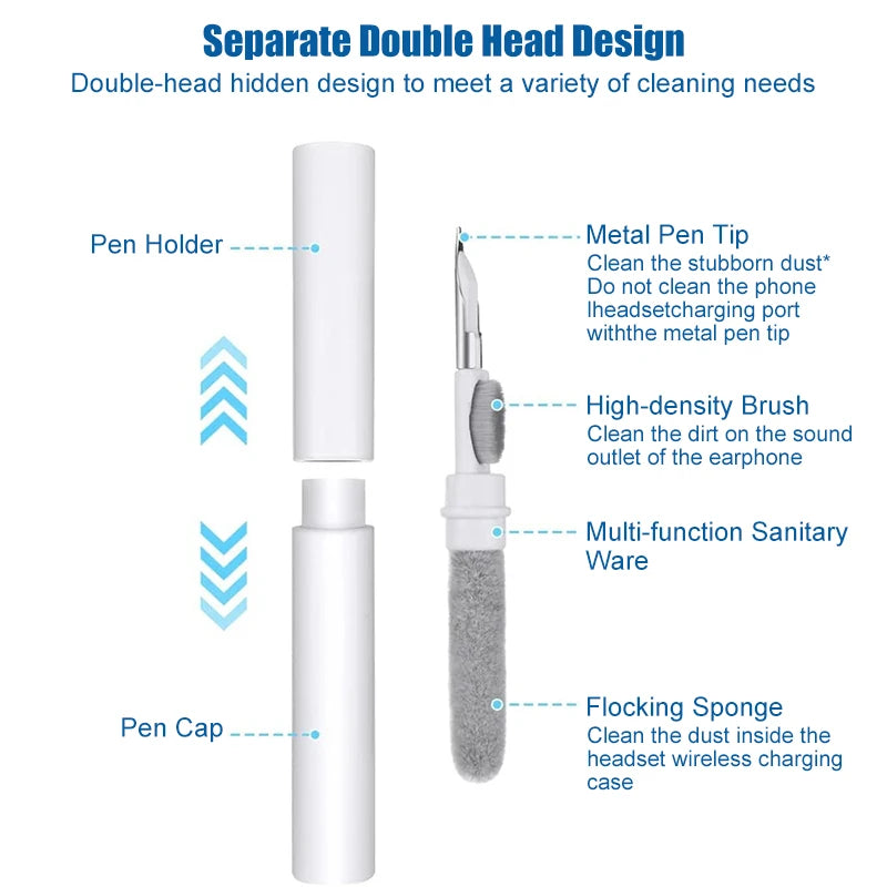 Earphone Cleaning Brush 3-in-1