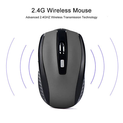 Wireless Mouse Gaming Optical Slim