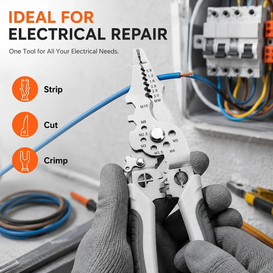 Industrial Wire Stripper Cutter Crimper