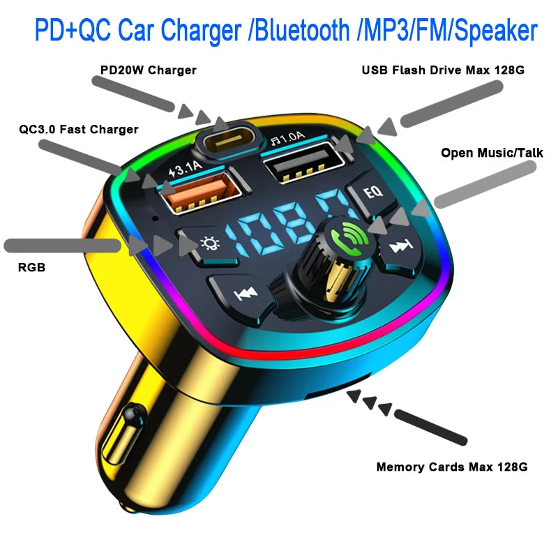 Car FM Transmitter Wireless Adapter