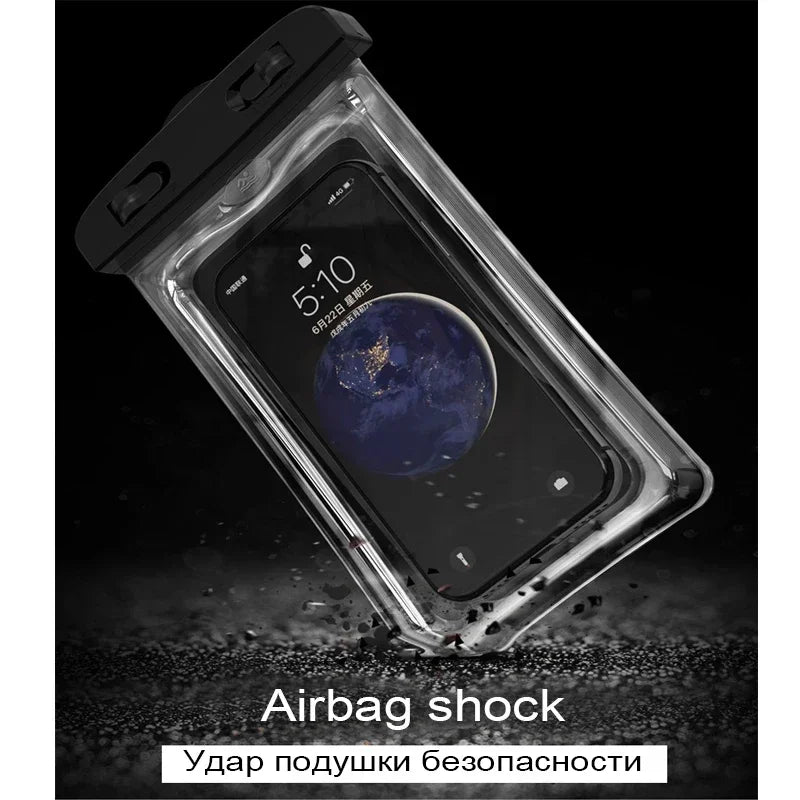 PVC Transparent Waterproof Phone Pouch