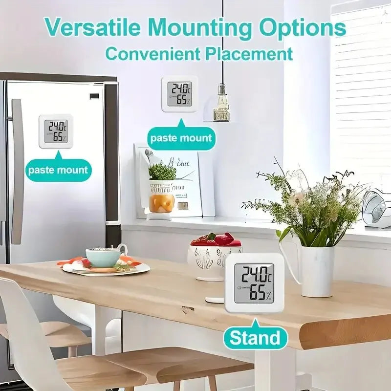 Indoor Temperature Humidity Meter Bedroom