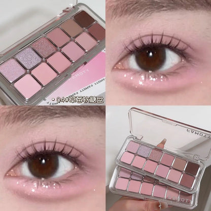 12-color Low Saturation Matte Eyeshadow