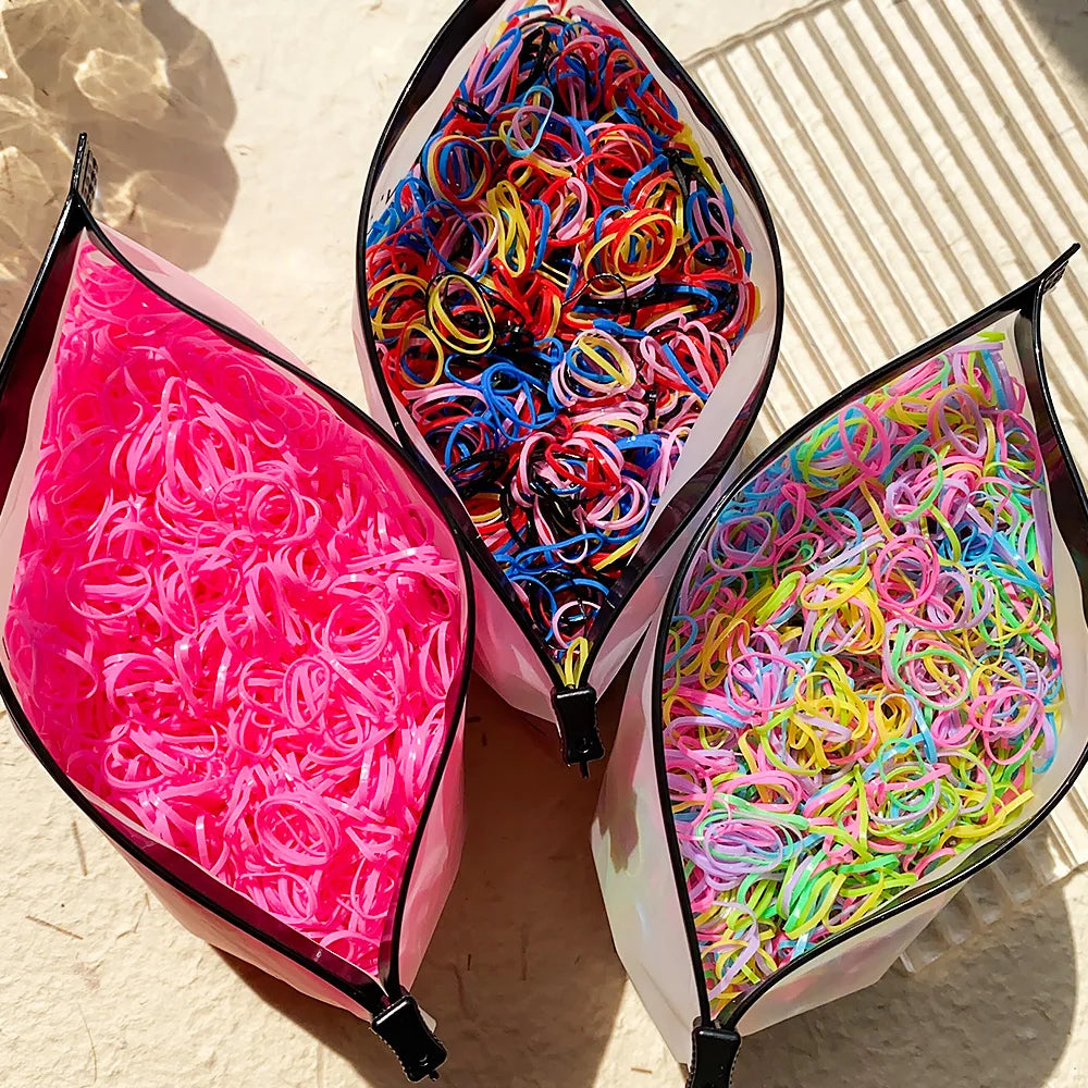Girls Colourful Disposable Rubber Band