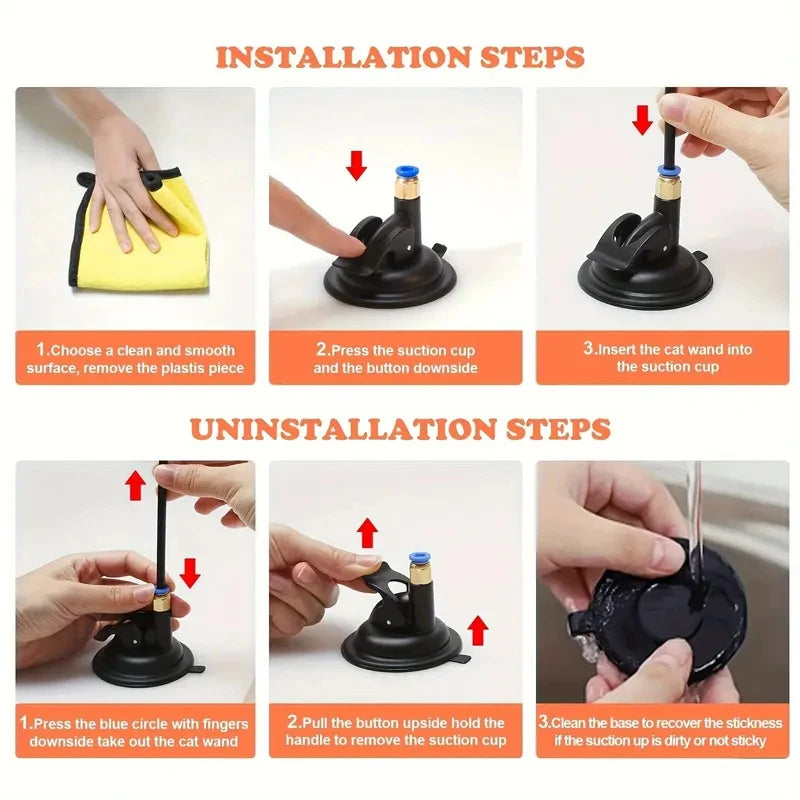 Cat Teaser Toy Interactive Bell