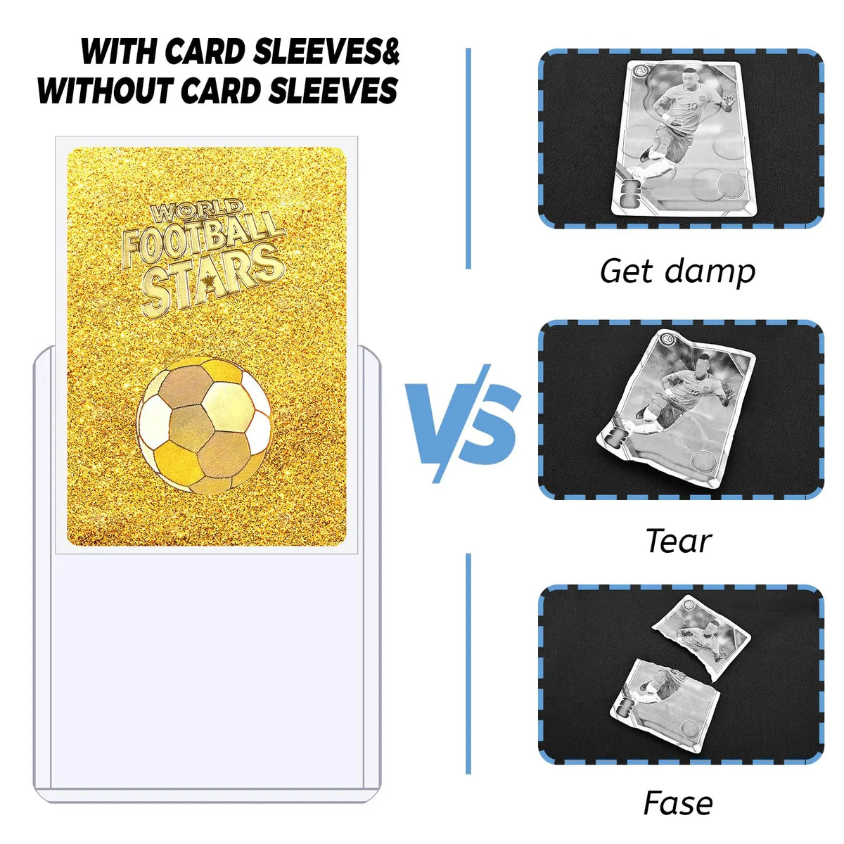 Card Sleeves Hard Soft Holder