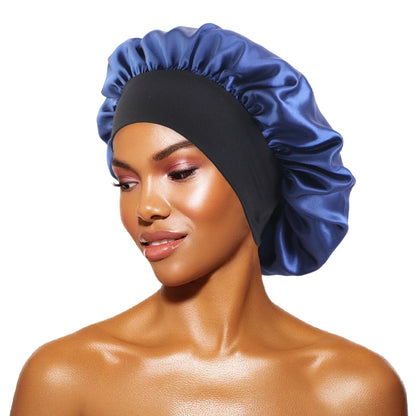 Women's Satin Solid Bonnets Wide-brimmed