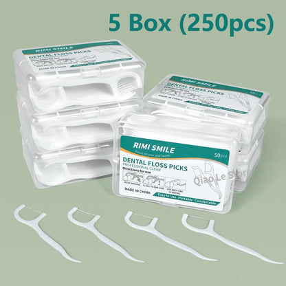 Box Disposable Dental Floss Plastic