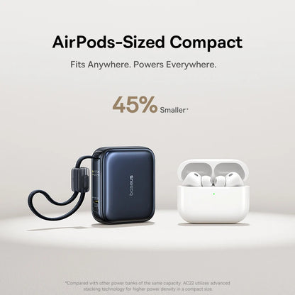 Power Bank 10000mah Built-in Usb-c