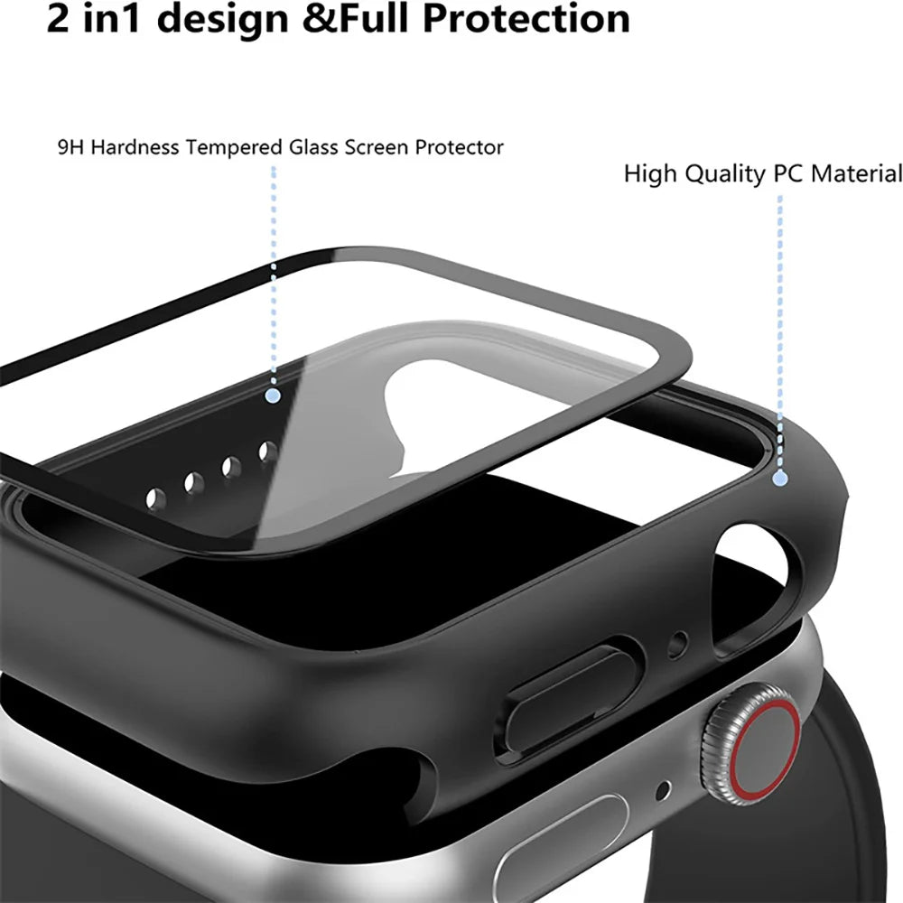 Tempered Glass Case Watch Screen