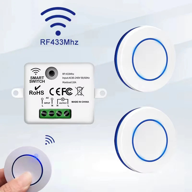 RF Wireless Relay Receiver Remote