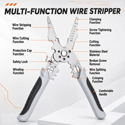 Industrial Wire Stripper Cutter Crimper