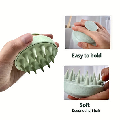 Silicone Shampoo Brush Body Massage