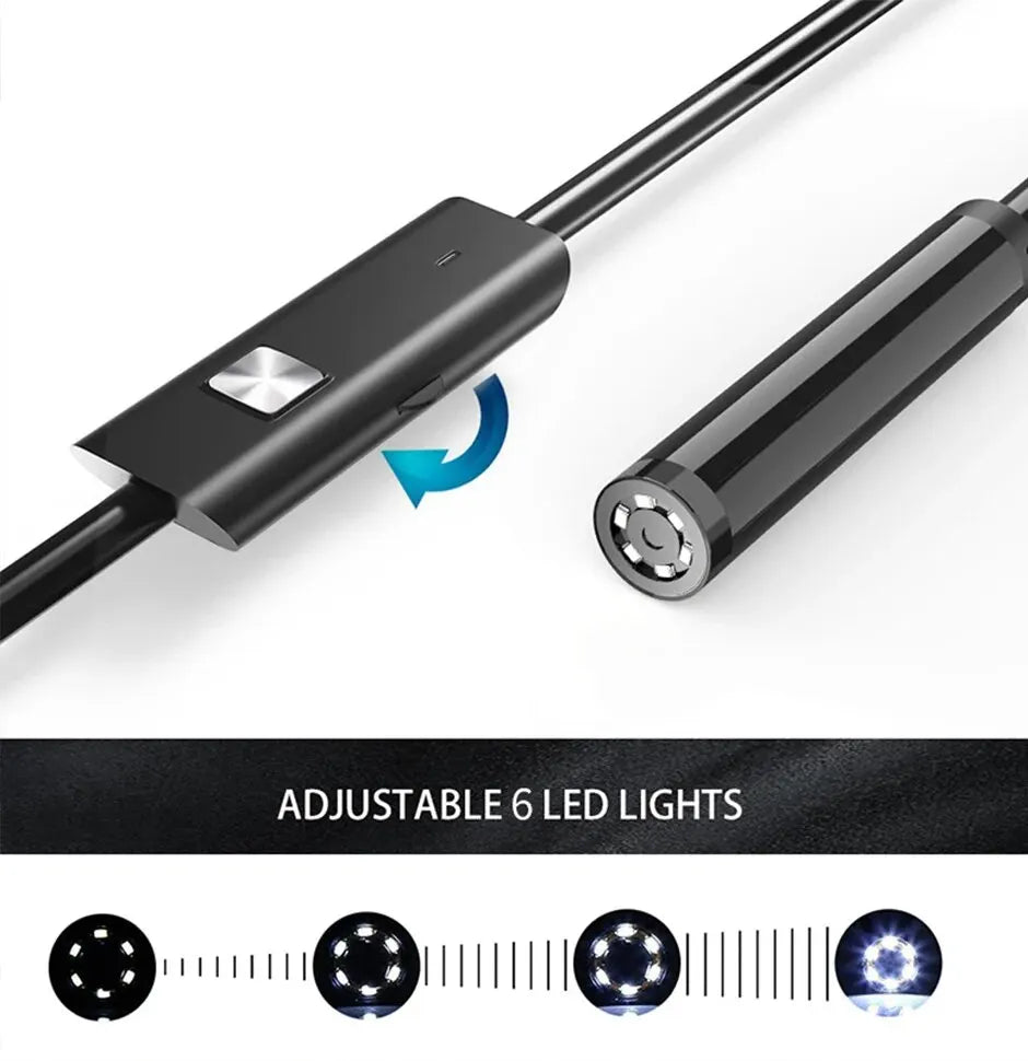 Type-c Endoscope Camera Waterproof Leds