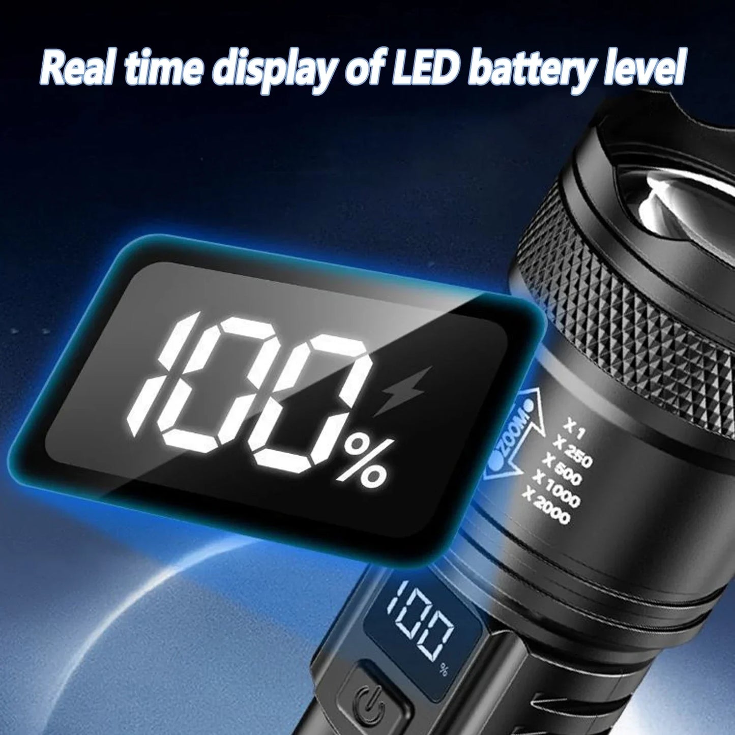 Bright LED Flashlight Tactical EDC