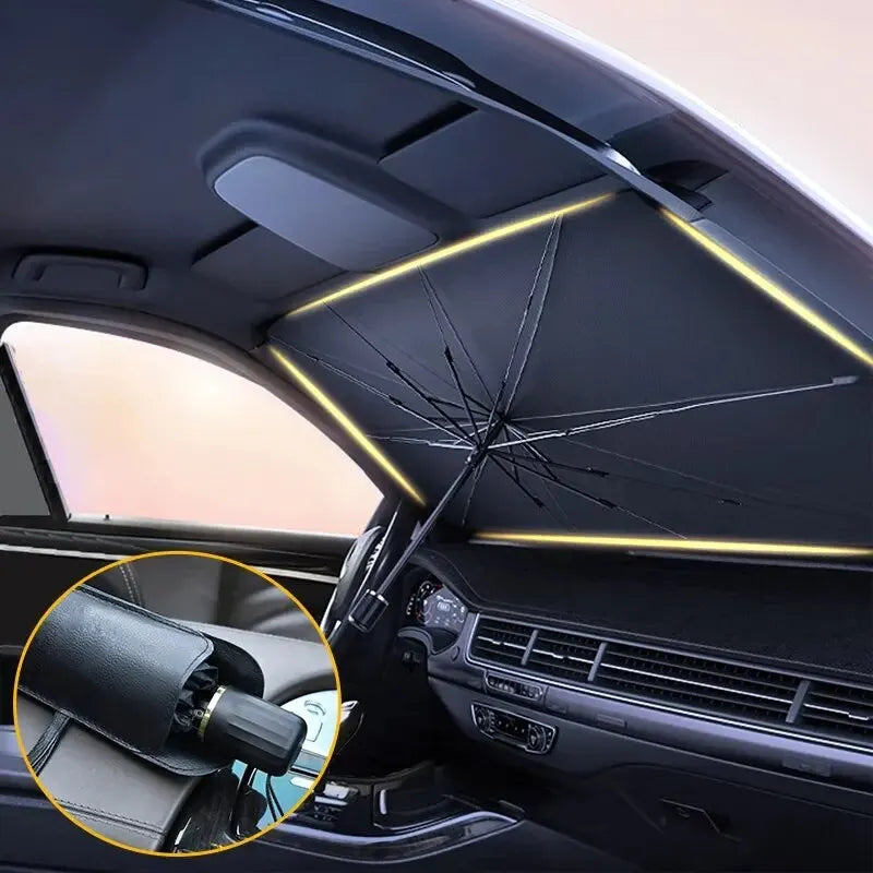 Car Sunshade Umbrella Windshield Folding