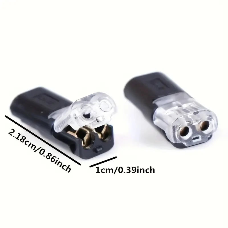 2-pin Pluggable Wire Connectors Nylon