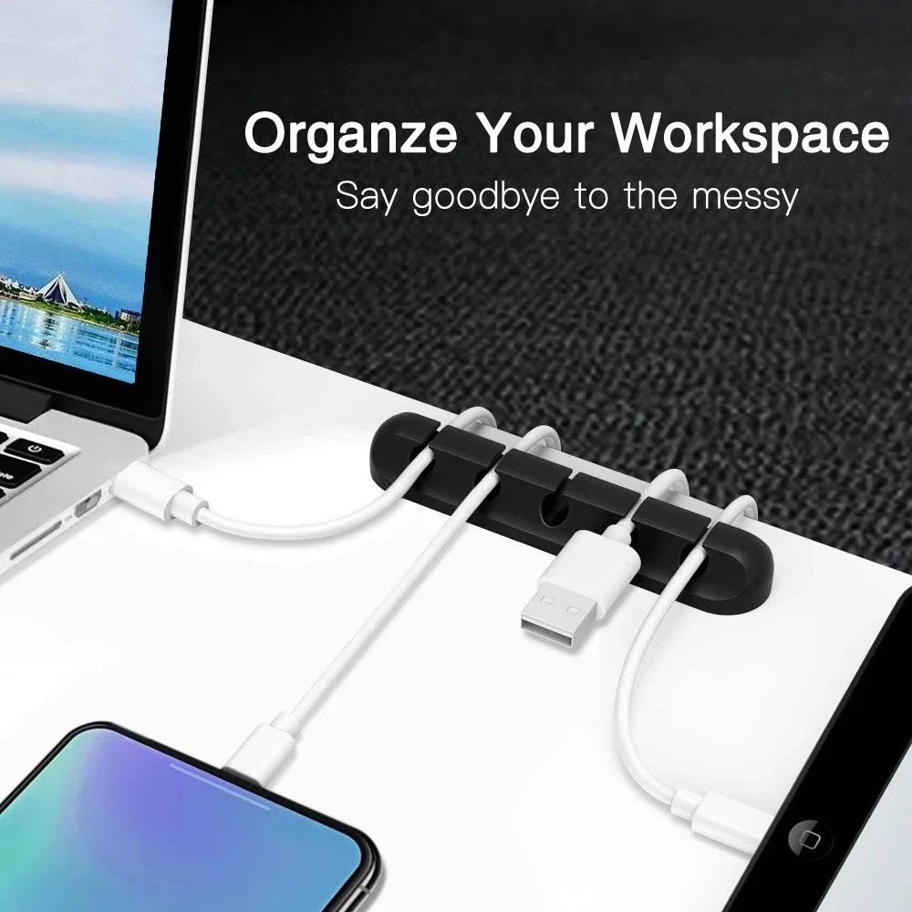 Silicone USB Cable Organizer Charging
