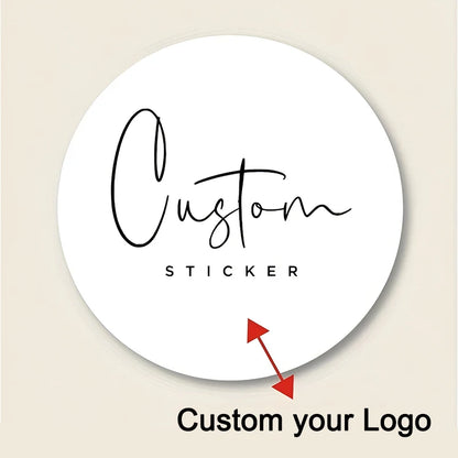 Customizable Photo Stickers Multicolor Logos
