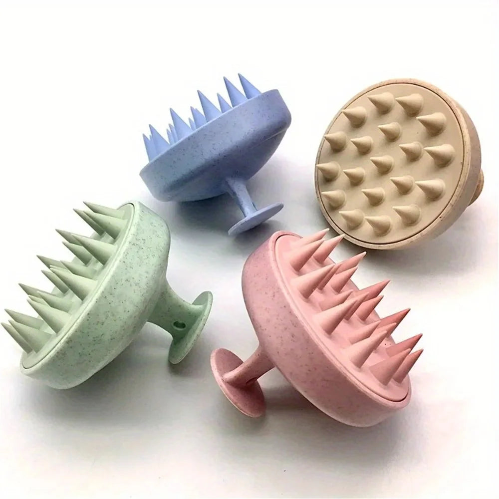 Silicone Shampoo Brush Body Massage