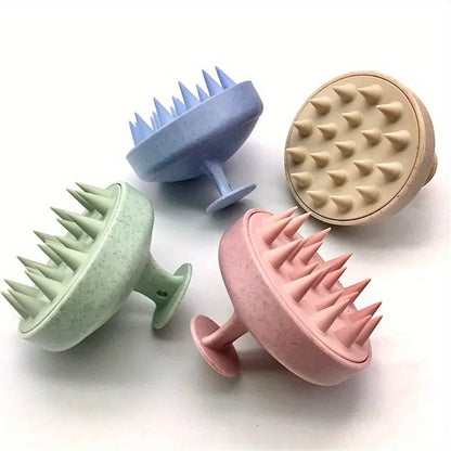 Silicone Shampoo Brush Body Massage