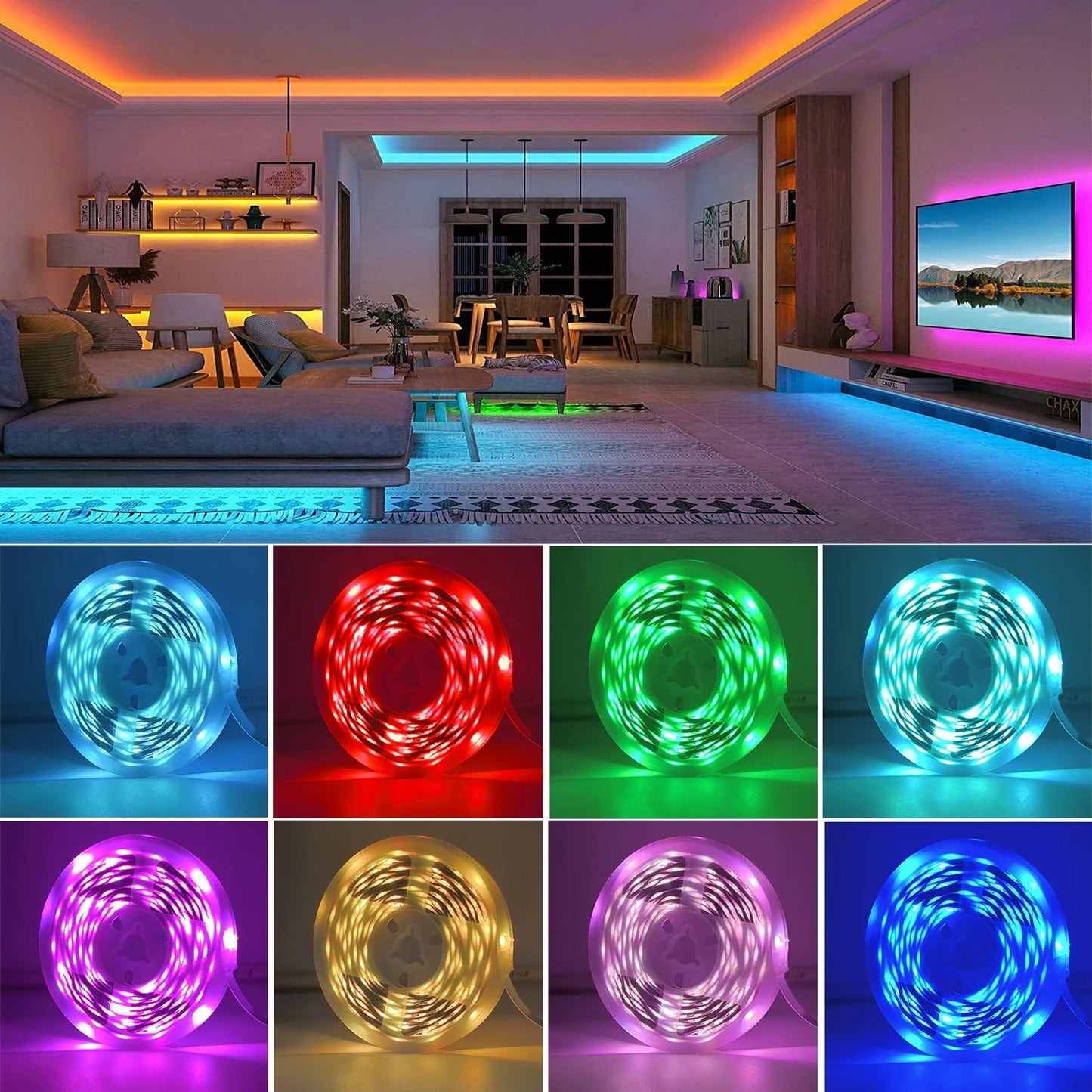RGB Led Strip Lights Room