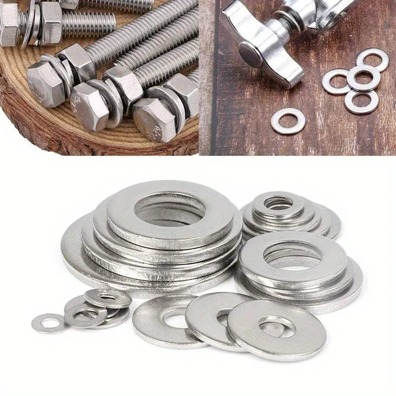 180-piece Hardware Flat Washer Kit