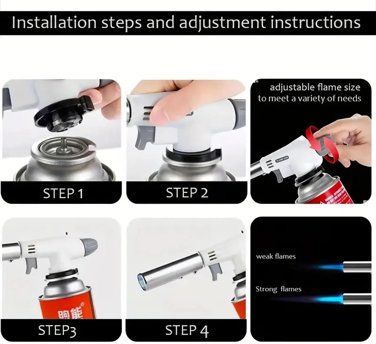 Camping Baking Barbecue Gas Torch