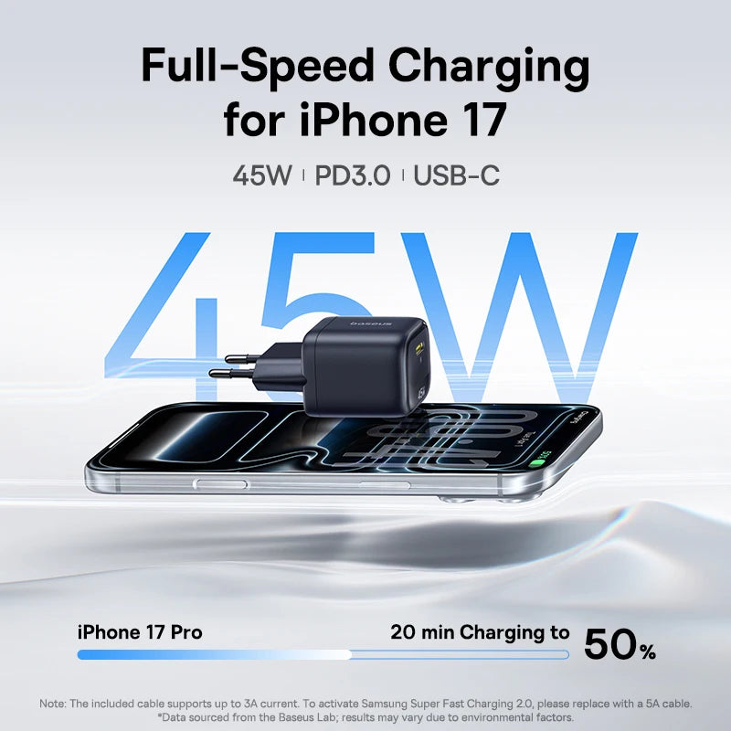Gan Charger Fast Phone USB