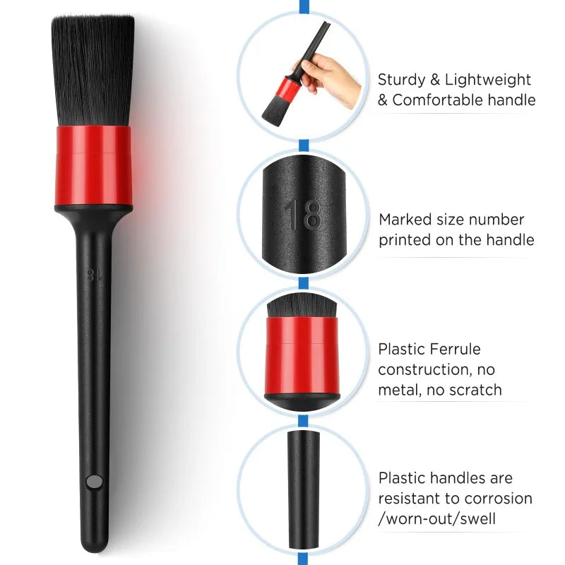 Car Cleaning Brush Kit Auto