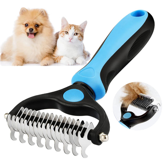Pet Deshedding Brush Dog Hair