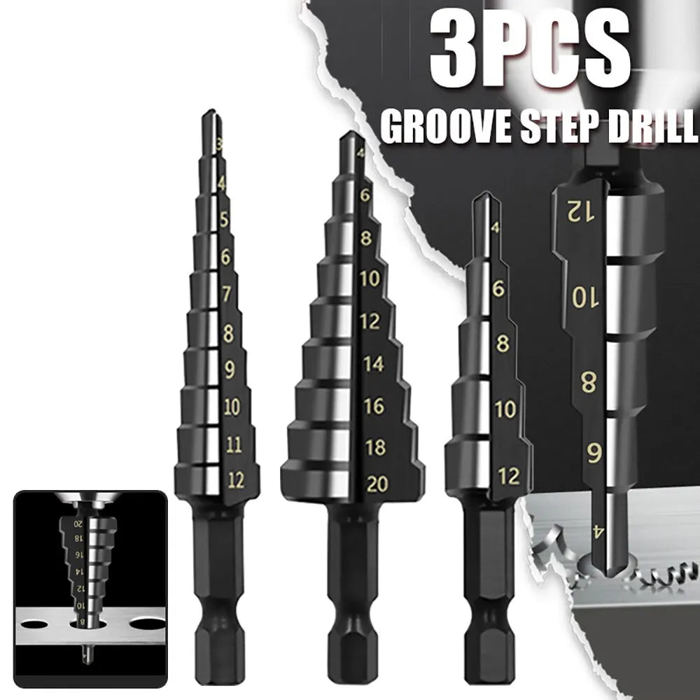 HSS Straight Groove Step Drill