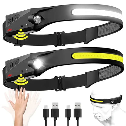 LED Induction Headlamp Camping Search