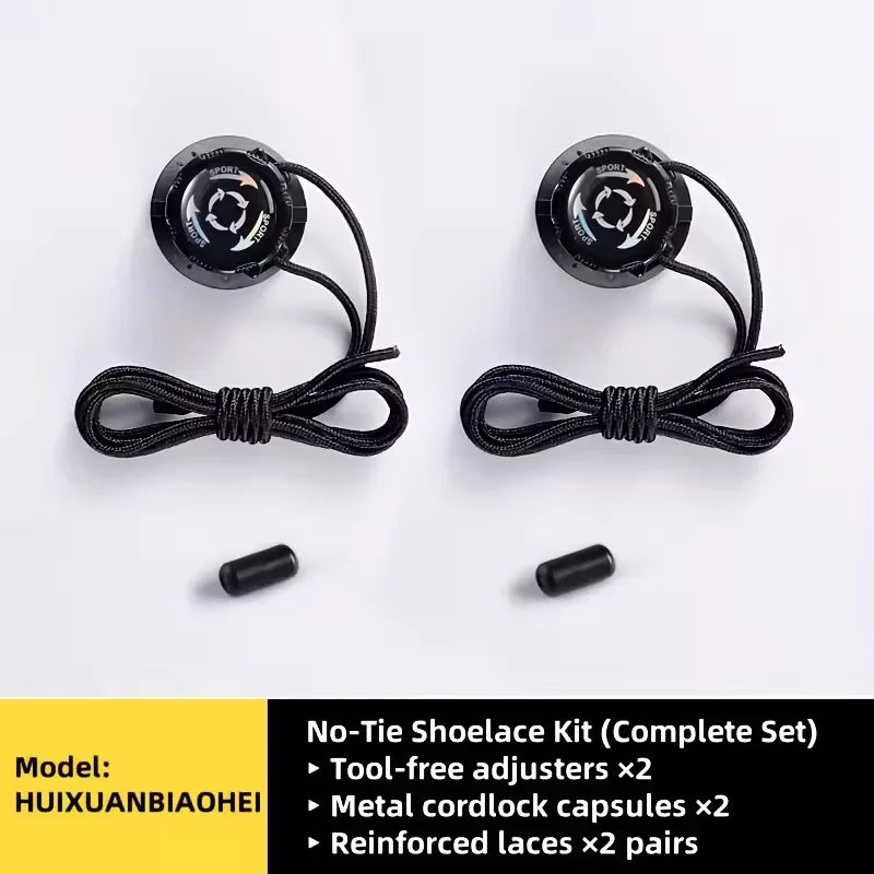 Pair No-tie Shoe Locks Rotating