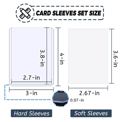 Card Sleeves Hard Soft Holder
