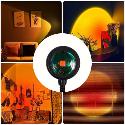 Sunset Projection Lamp USB Decoration