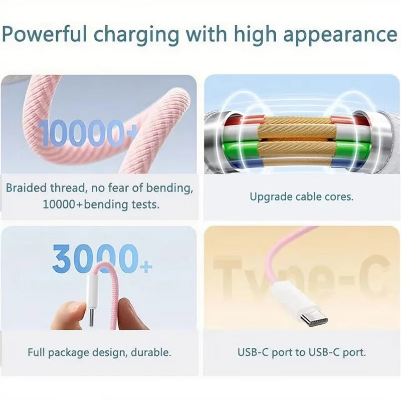 PD Nylon Braided Usb-c USB