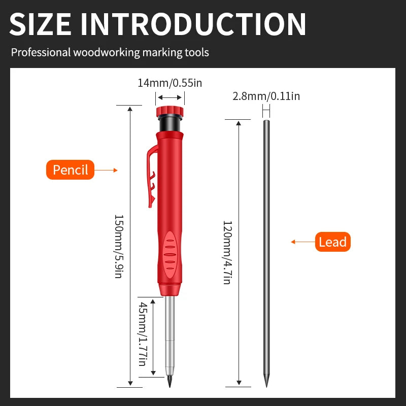 Marking Mechanical Pencil Solid Carpenter