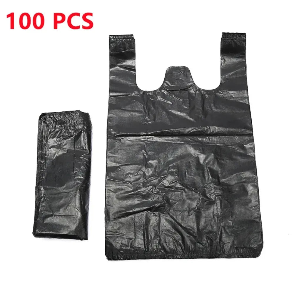 Black Thickened Plastic Vest Bags