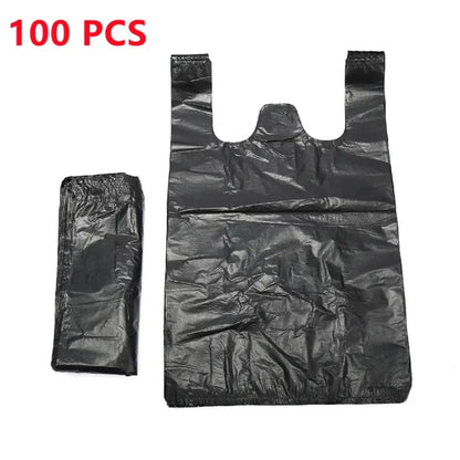 Black Thickened Plastic Vest Bags