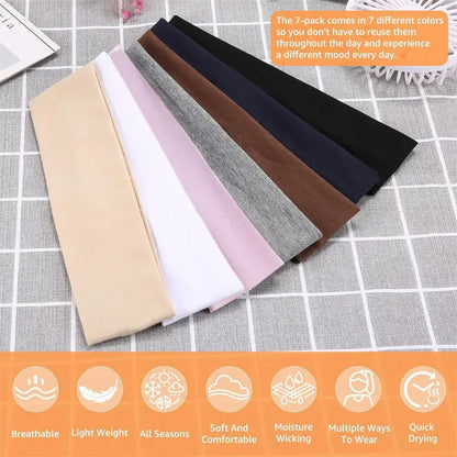Elastic Sports Headbands Women Stretchy
