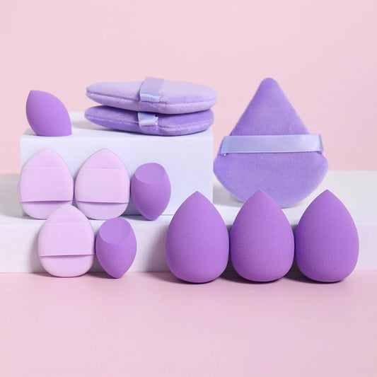 12-piece All-purpose Makeup Sponge Made