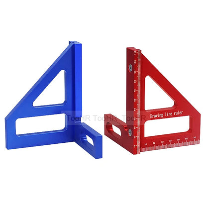 Woodworking Square Protractor Aluminum Alloy