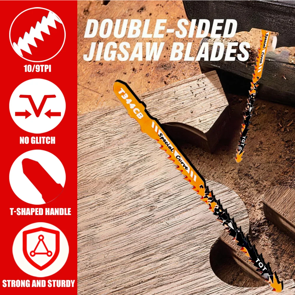 Double-sided Jigsaw Blades Efficient Curved