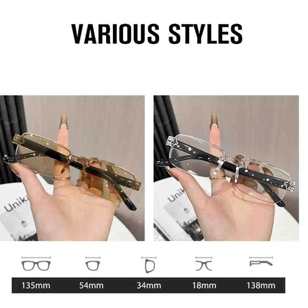 Smart Zoom Reading Glasses Anti