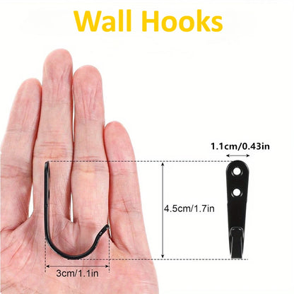 Hooks Screws Heavy-duty Iron Coat