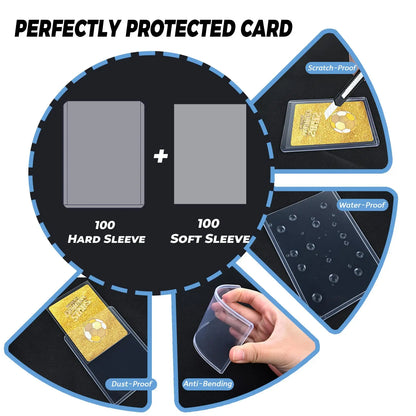 Card Sleeves Hard Soft Holder