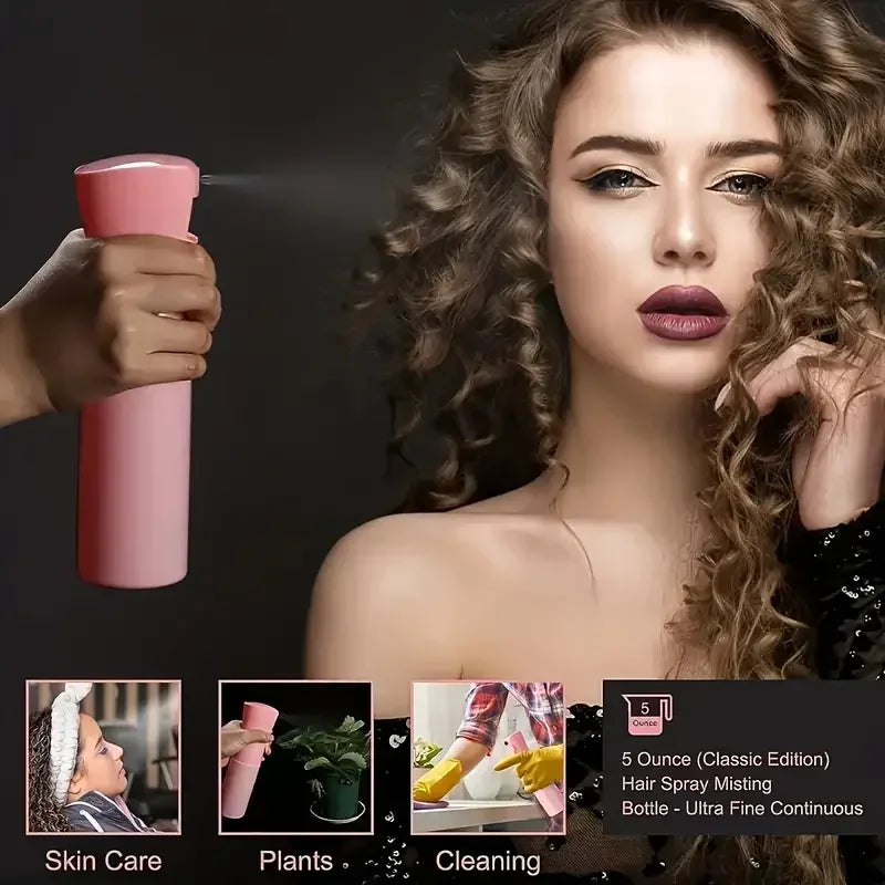 Hair Brush Hairdressing Spray Bottle
